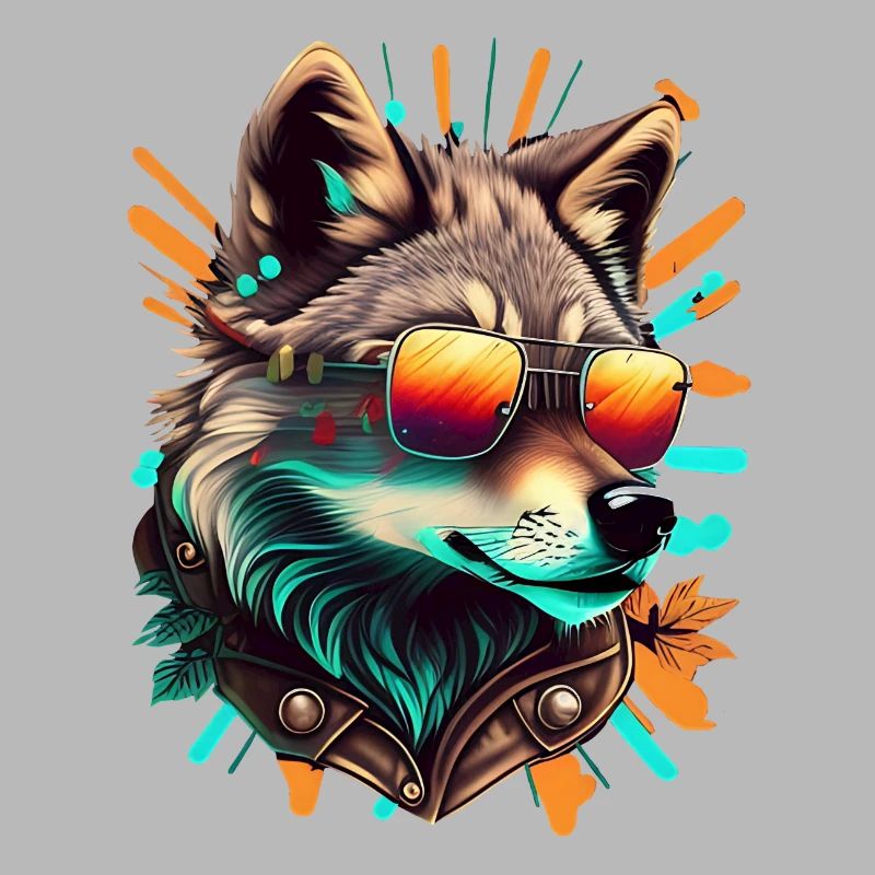 cooler Wolf