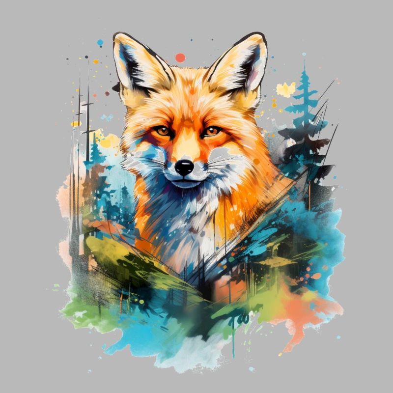 Rotfuchs, Aquarellfuchs