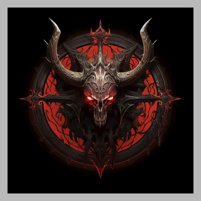 Demon Hunter 2 Glowing Eyes Devil
