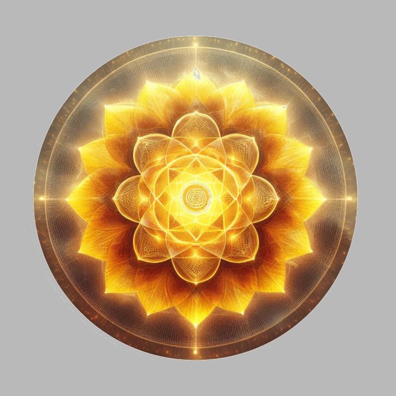 Blume der Kraft - Solarplexus-Chakra