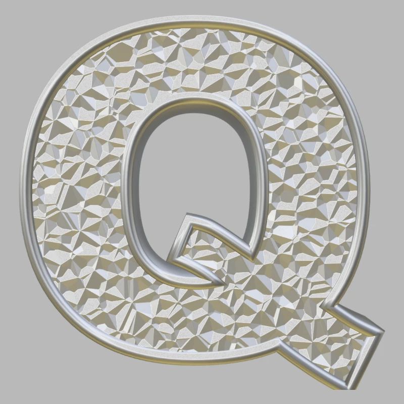 Q, lettre, lettre Q, initiale, initiale Q, monogramme,
