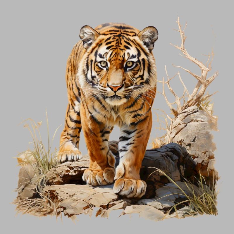 The striped pattern makes a tiger famous