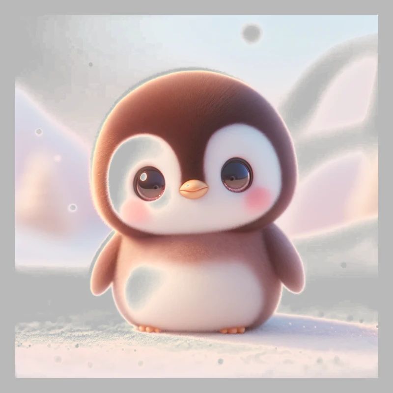 Penguins snow 2