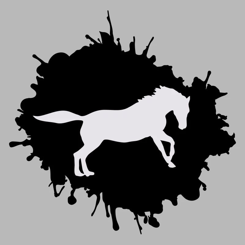 pferd klecks