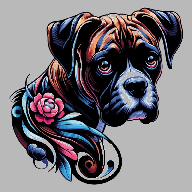 Boxer fleur
