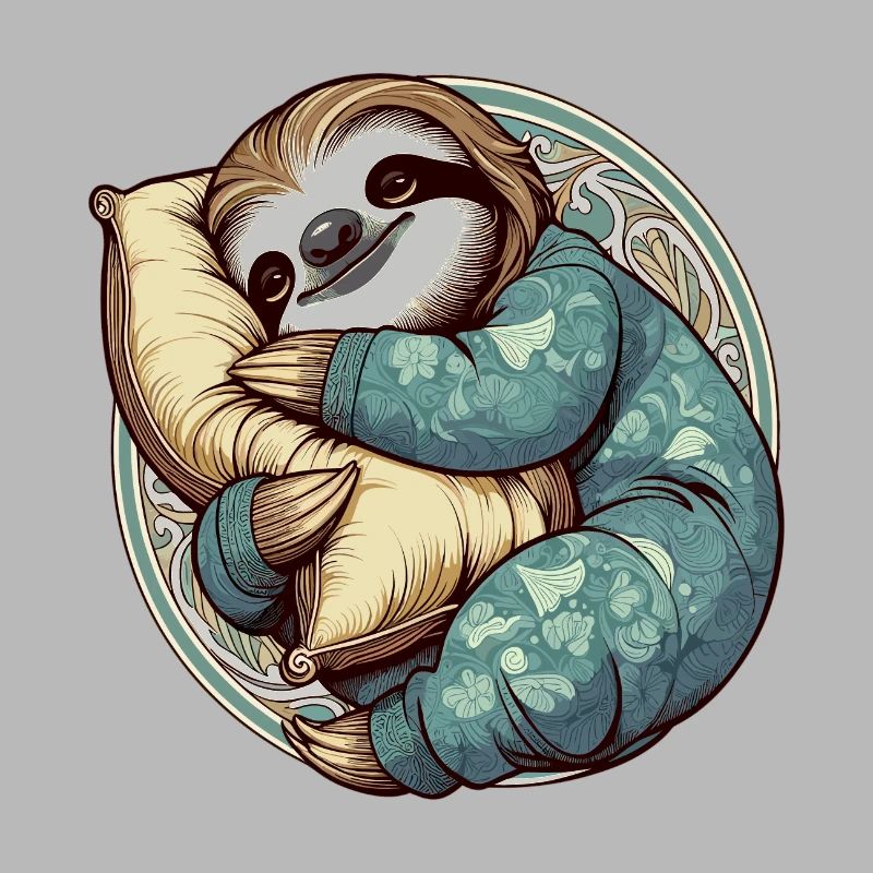 Sloth Sleeping Passion Gift