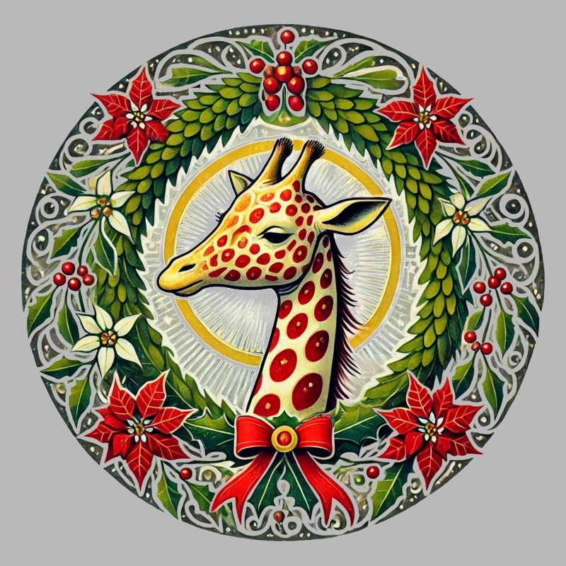 Weihnachtsgiraffe