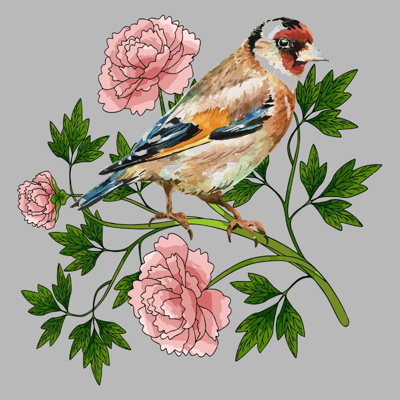 Bunter Vogel