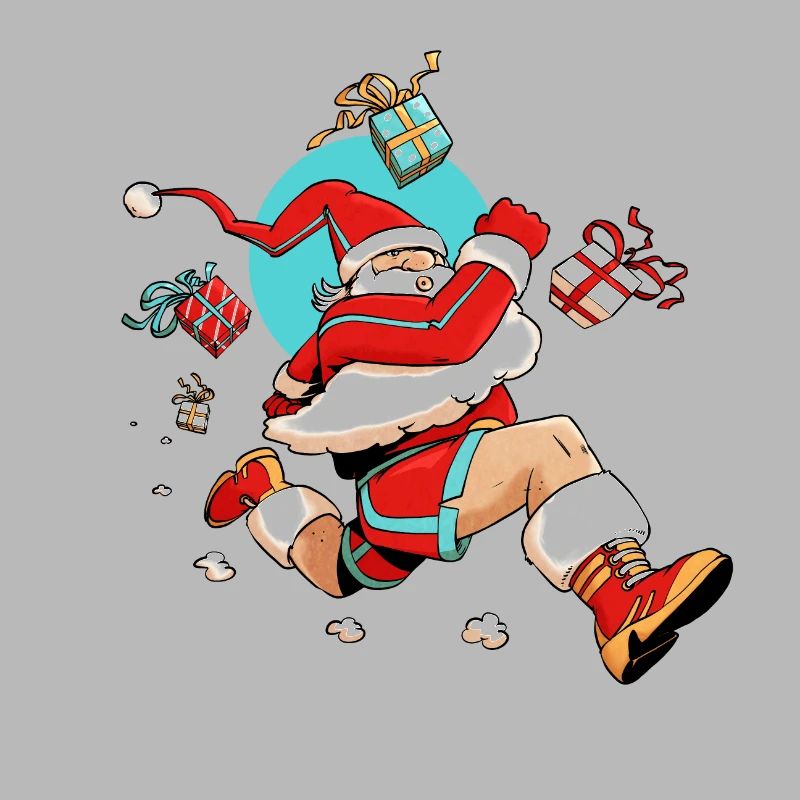 Runner Santa