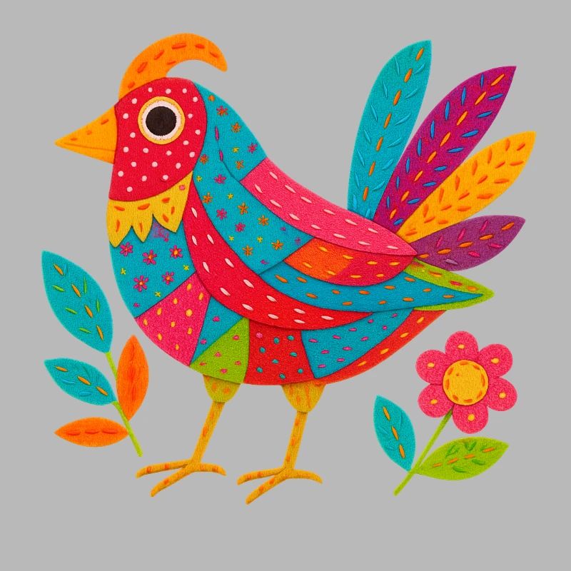 Patchwing – Der Stofffeder-Vogel