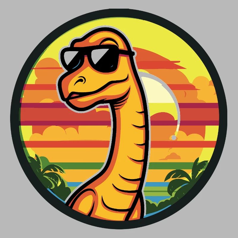 Dinosaur brontosaurus comic