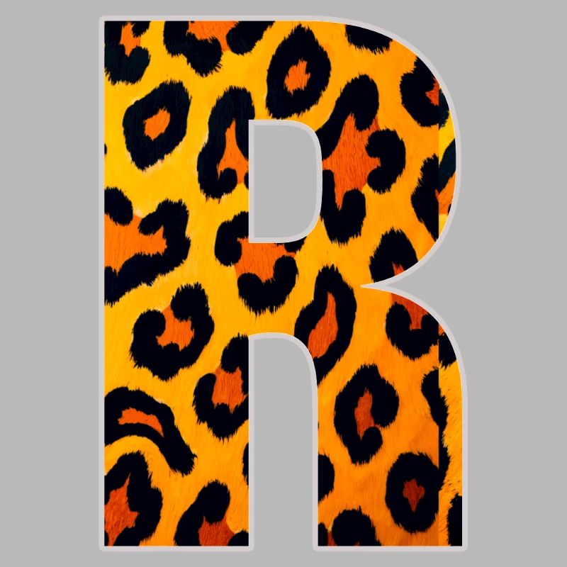 Leopard_Buchstabenmuster_ _R