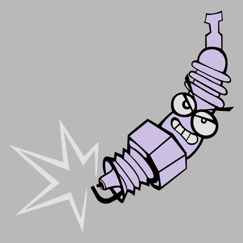 Spark plug with color changing function