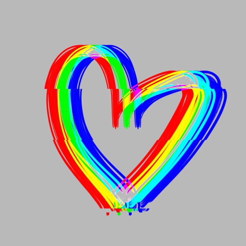 herz effekt 3d symbol liebe