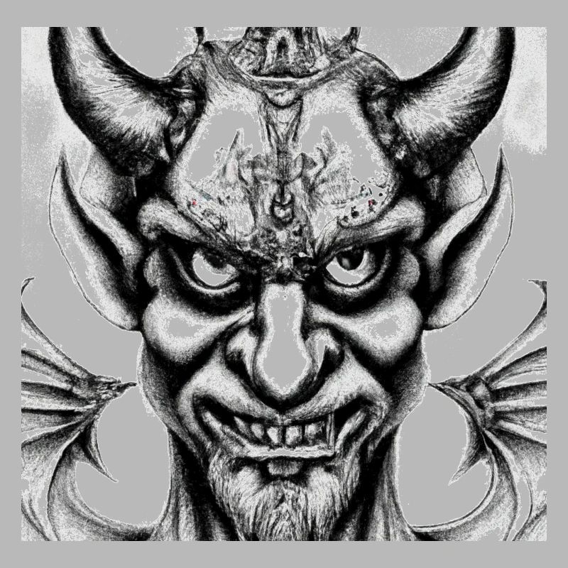 Visage du diable