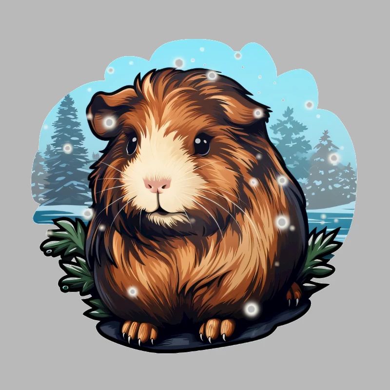 Cochon d’Inde d’hiver