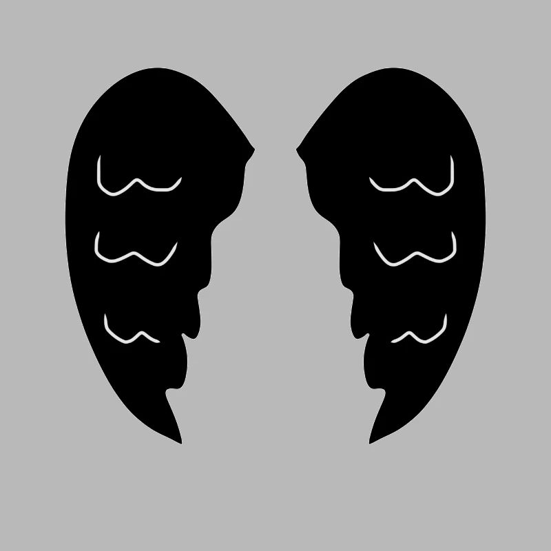 Two Wings Angel Symbol Devil