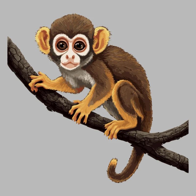 Écureuil singe Écureuil singe singe singe bébé