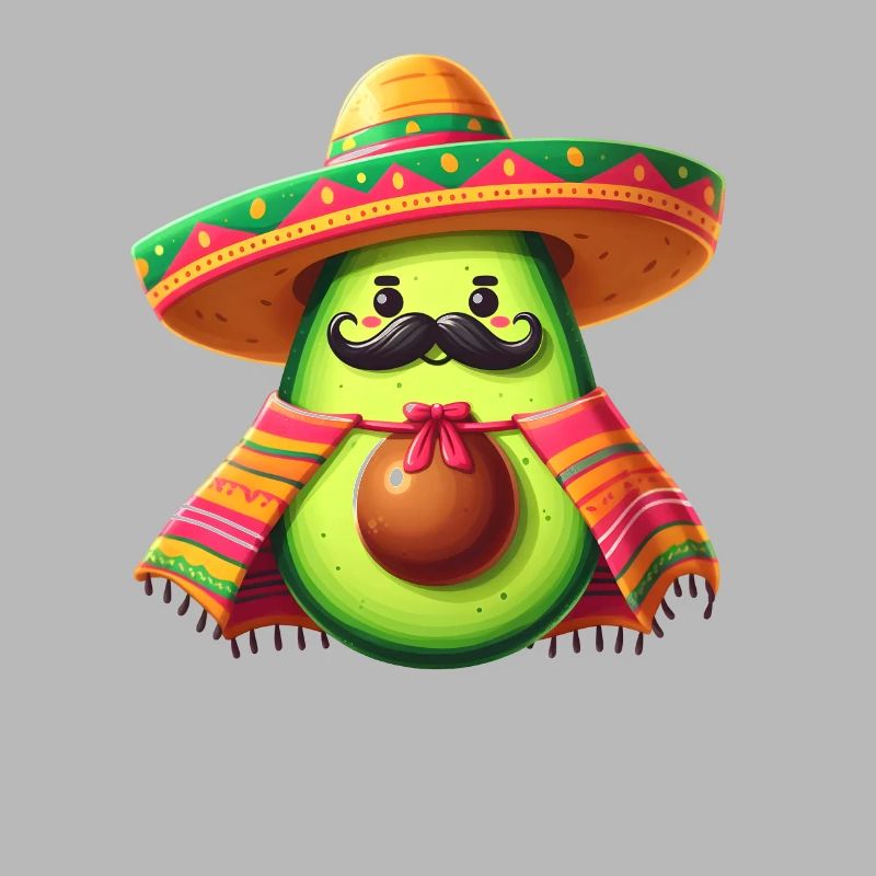 Cinco de Mayo Avocado Schnurrbart