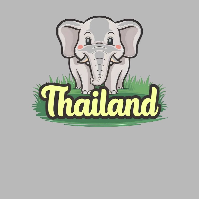 Fier éléphant de Thaïlande