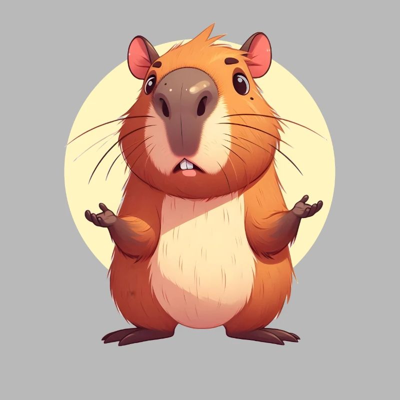 Capybara confus