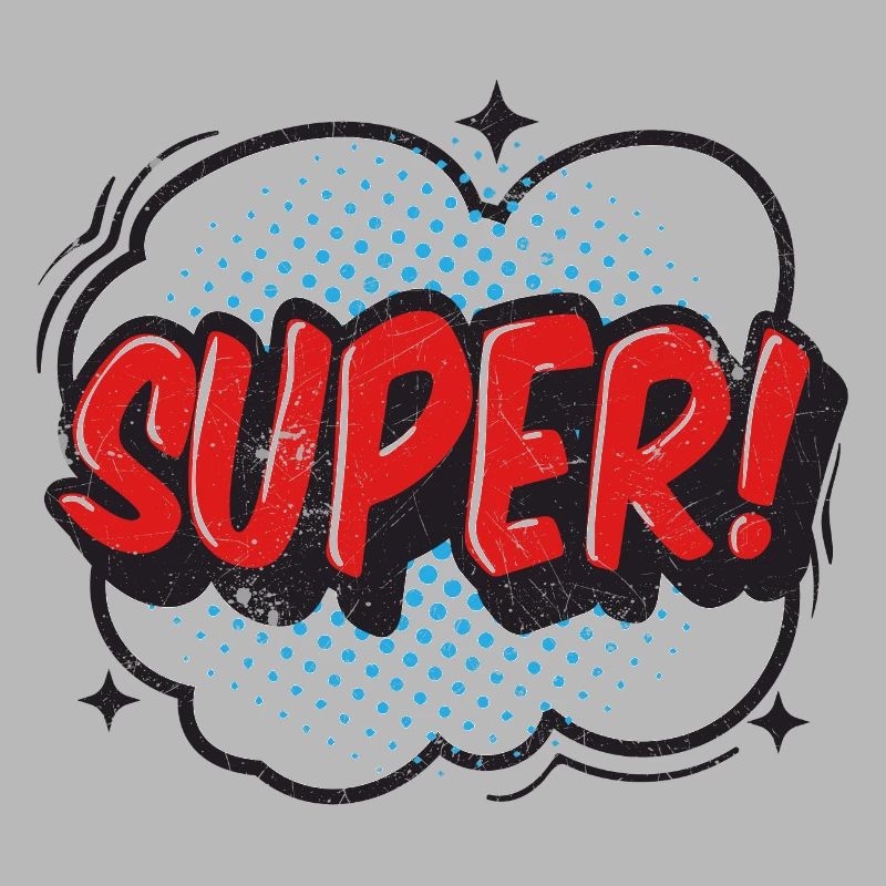 SUPER COMICSTYLE GRAFFITI COMIC 80s MOTIF GIFT