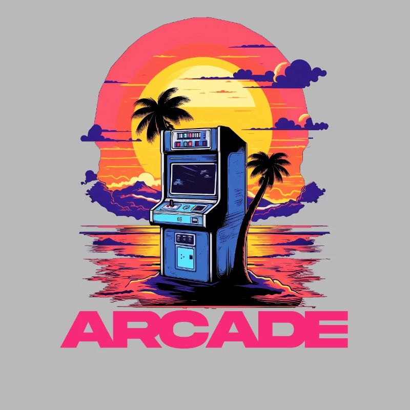 Game Over Arcade-Stil Retro Konsolen-Controller