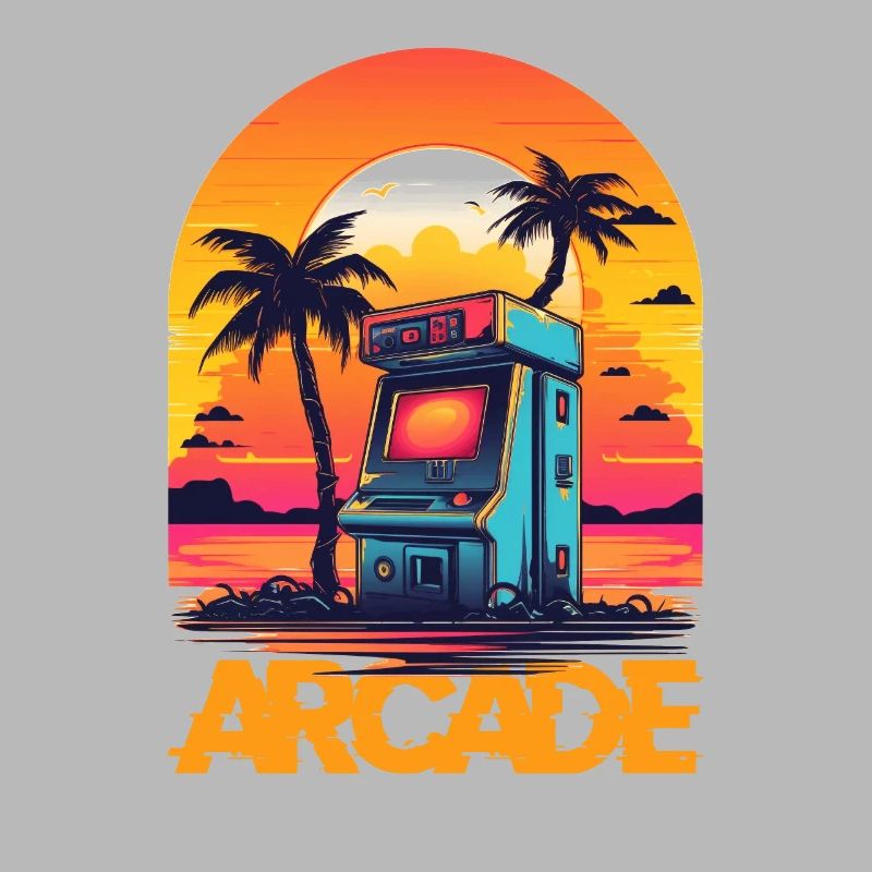 Pixel-Arcade-Controller Konsolenspieler-Abenteuer