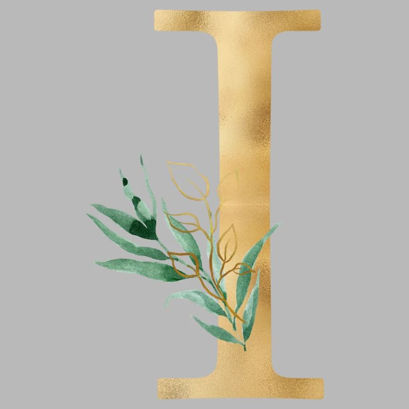 Personalisierbar Monogramm I Botanik