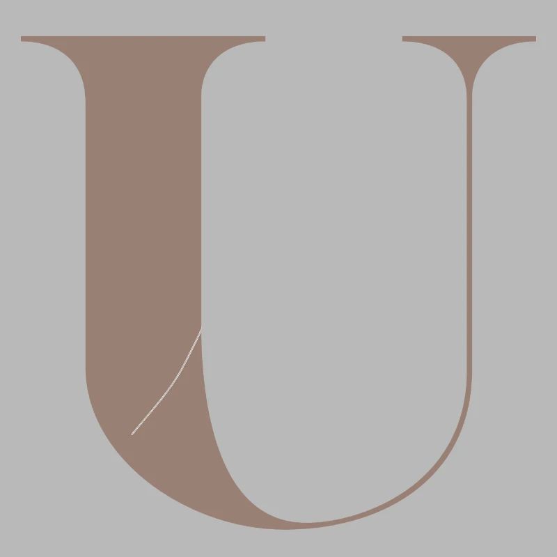 Letter U Magic Butterfly