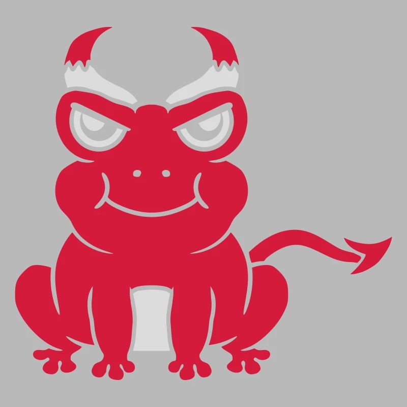 Démon Diable Cornes Grenouille