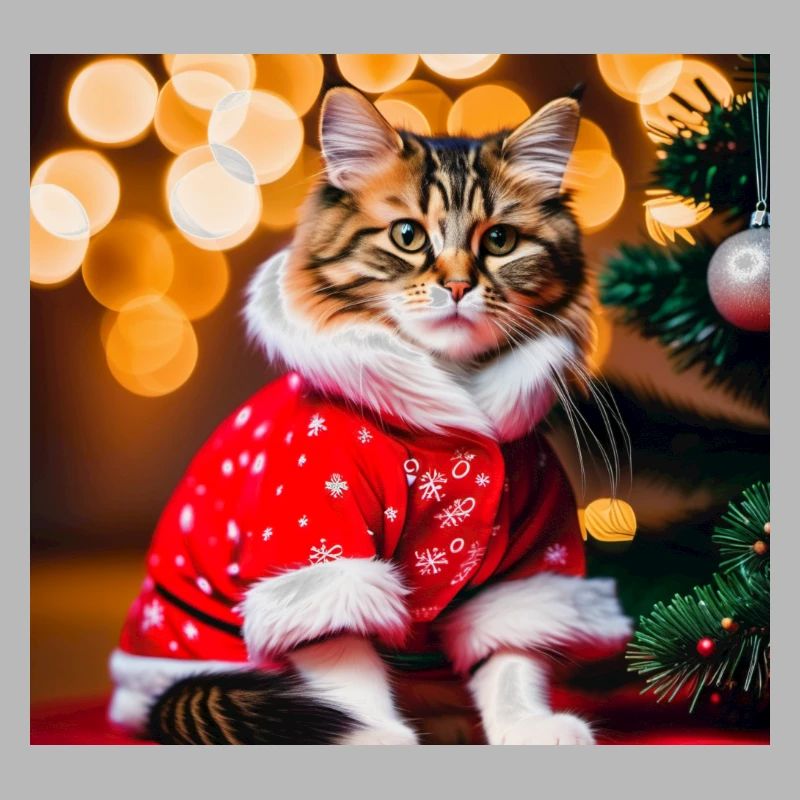 Katze im Pullover
