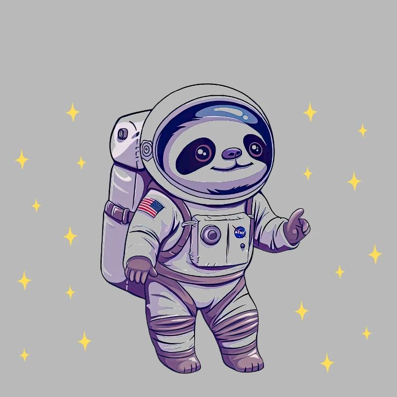 Slothtronaut - Conception d’astronaute
