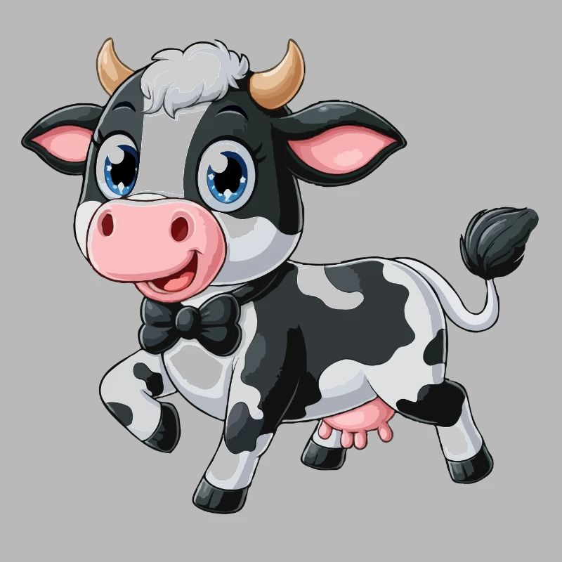 Vache heureuse