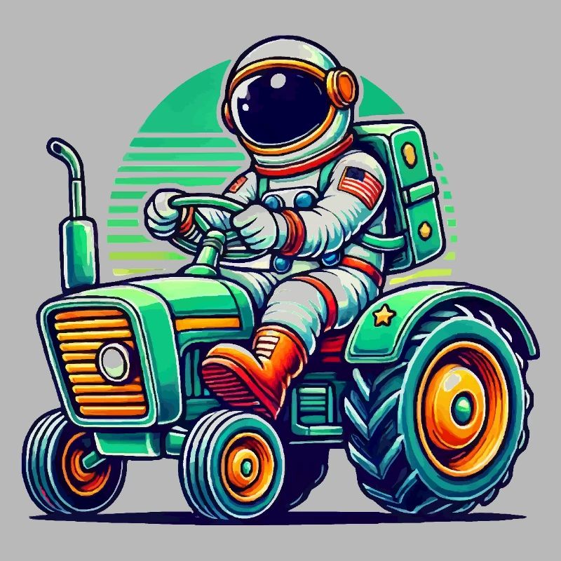 Astronaut Traktor