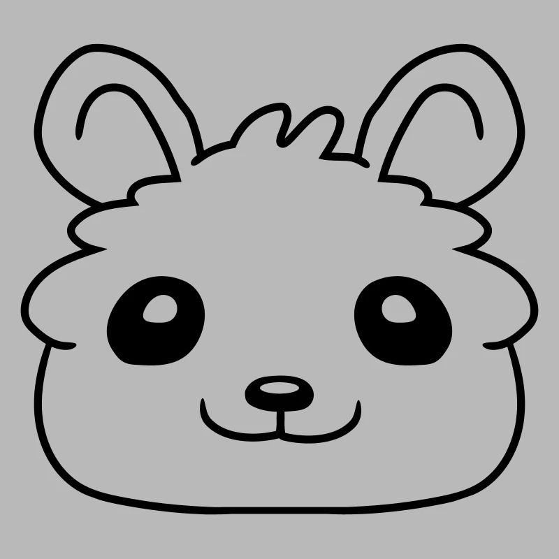 Visage petit cher hamster