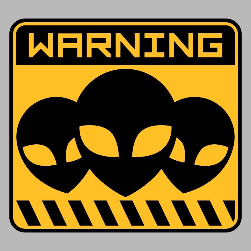 Warning Alien Design Shield