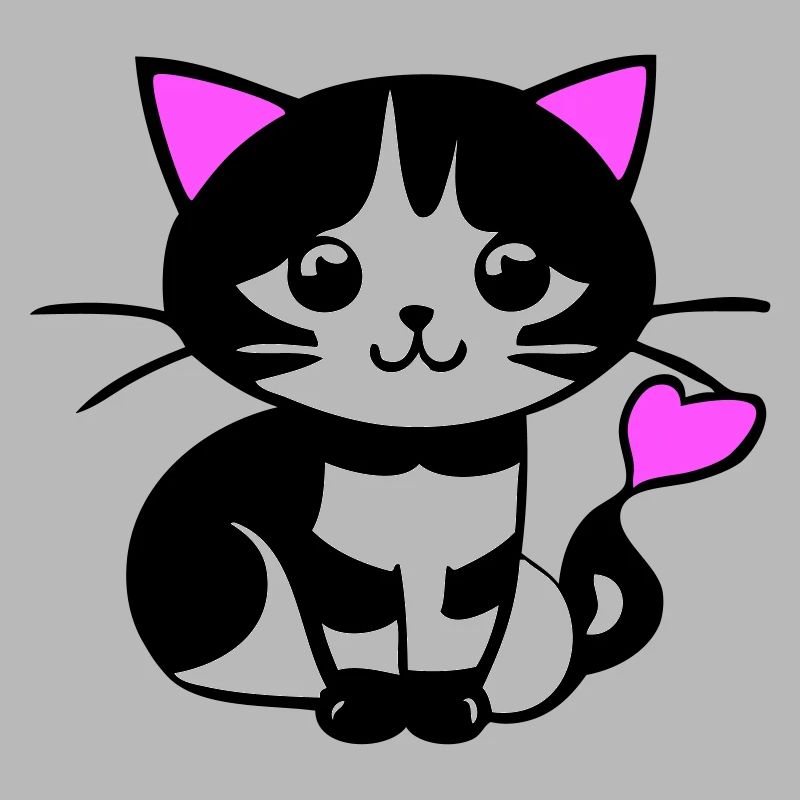 Chat mignon dans la bande dessinée