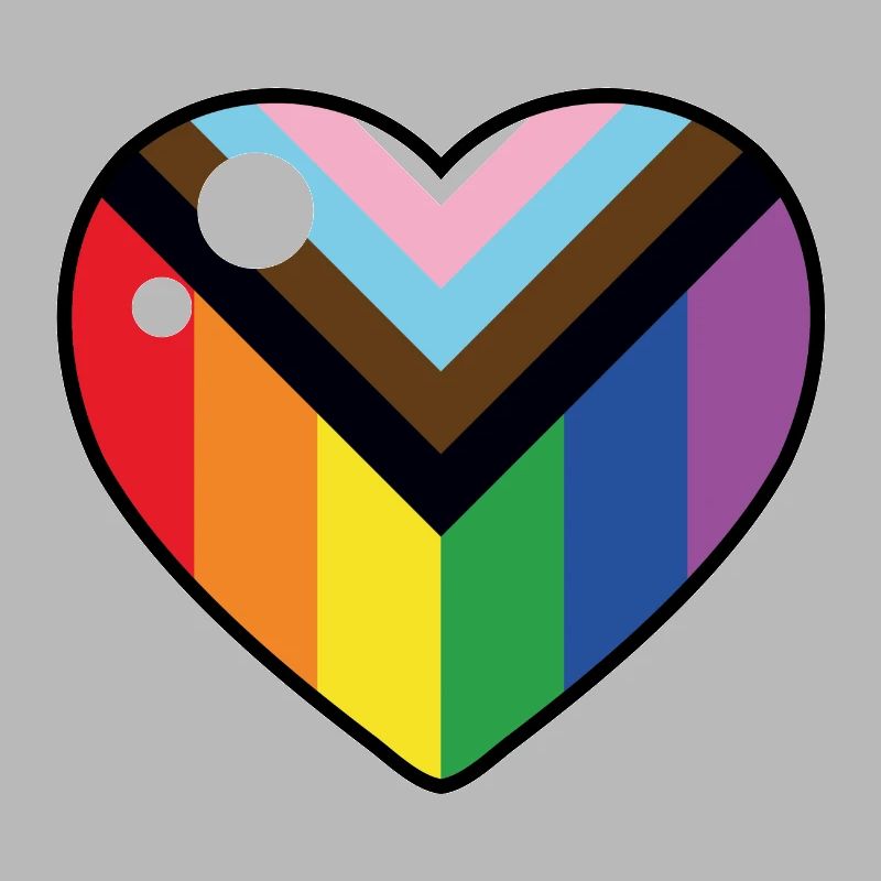 Herz (Progress Pride Flagge)