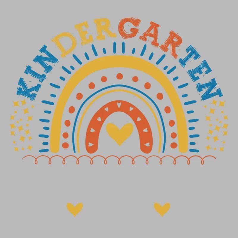 Kindergarten Absolvent 2024 Regenbogen Einschulung