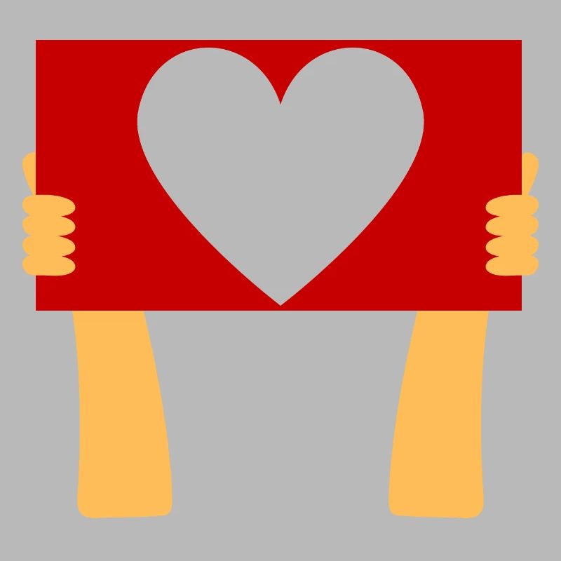 Panneau déclaration d'amour