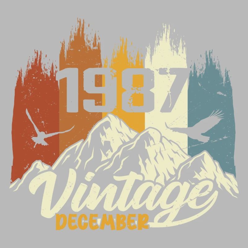 Geburtstagsgeschenk geboren im Dezember 1987