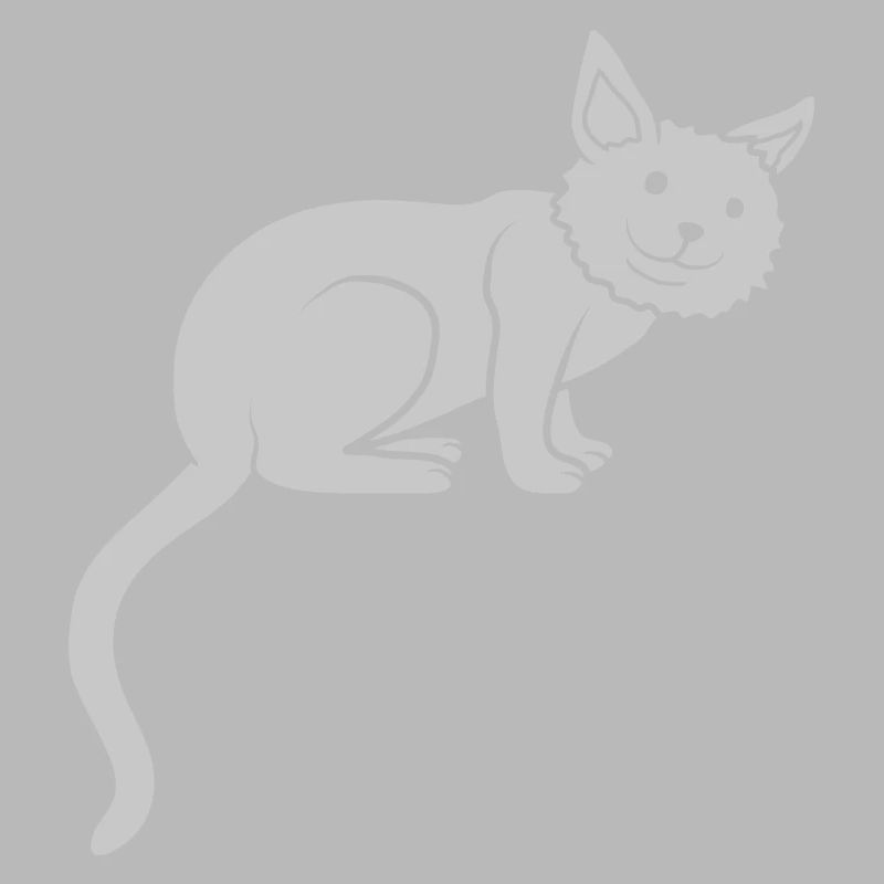 Chaton mignon assis mignon