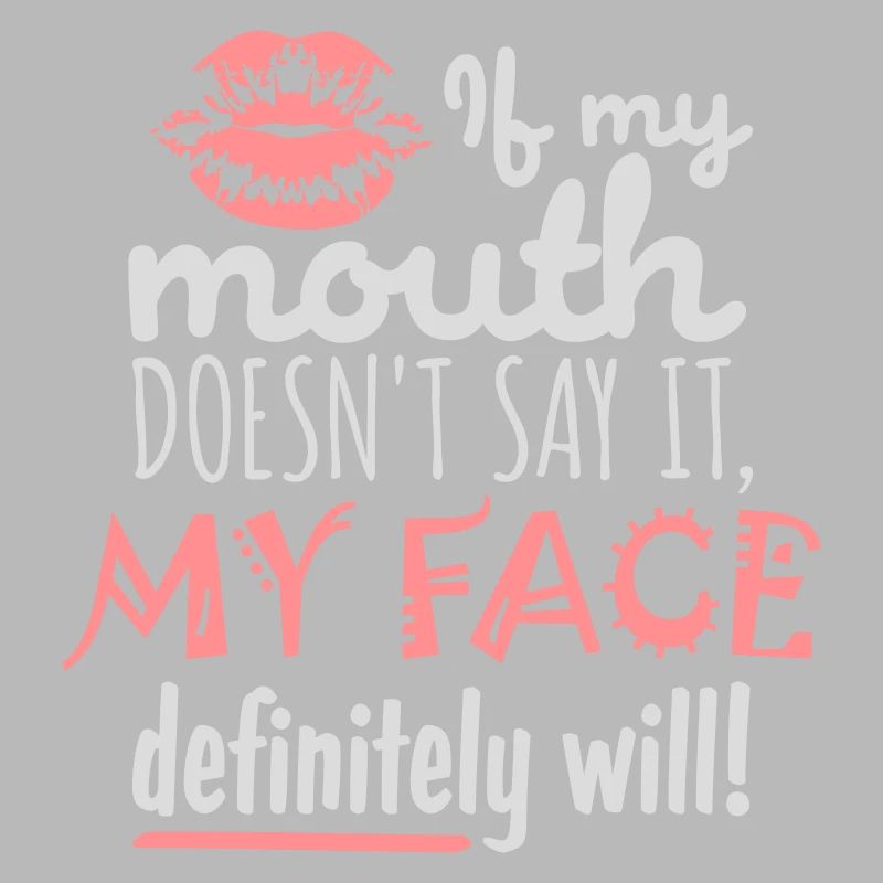 my face definitely will