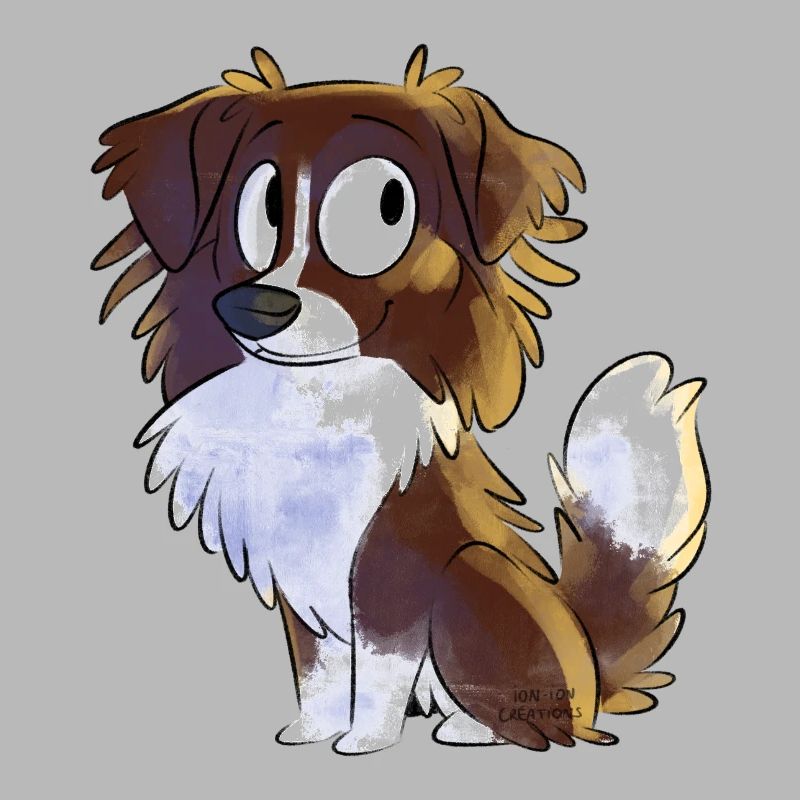 Chibi Australian Shepherd - Rot
