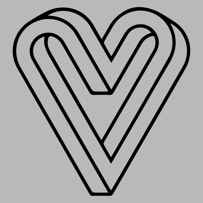 Impossible Heart, Optical Illusion, Infinity Love