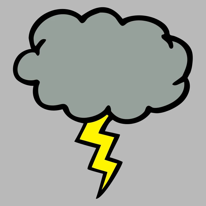 cloud thundercloud lightning thunderbolt