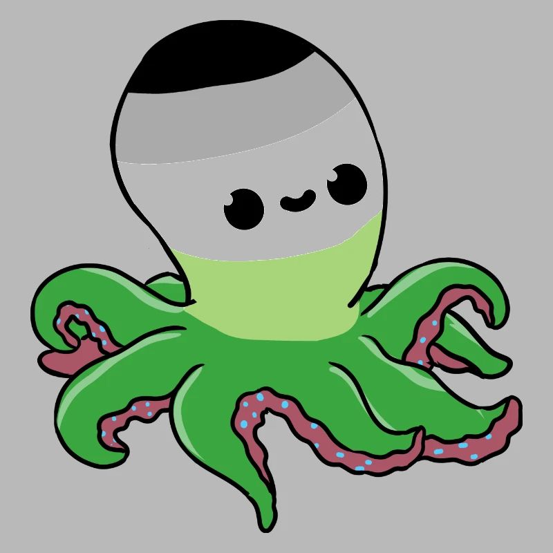 Aromantic Pride Octopus