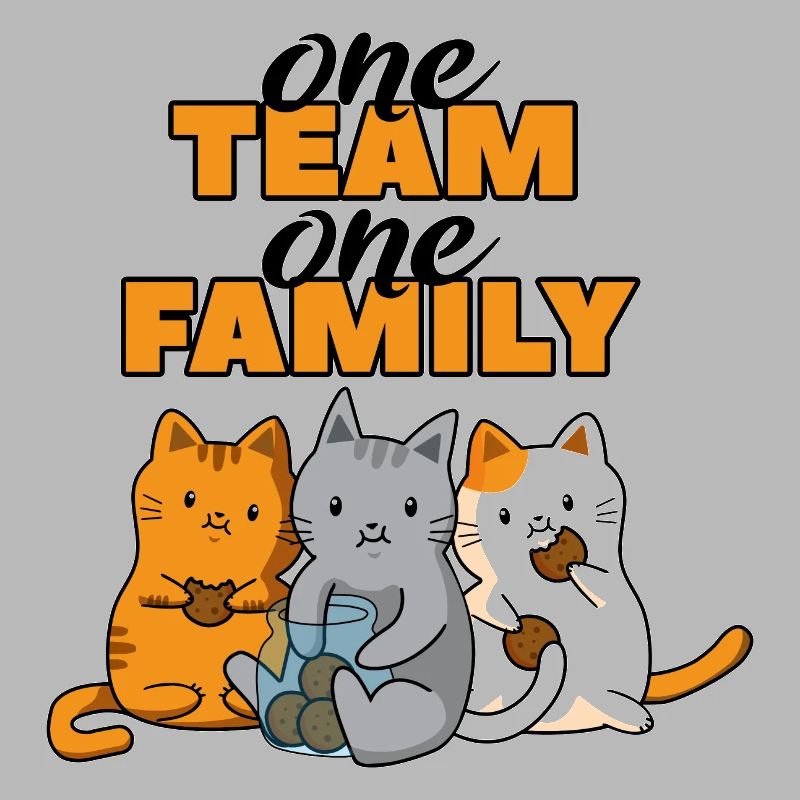 team family cat biscuits baking work colleagues