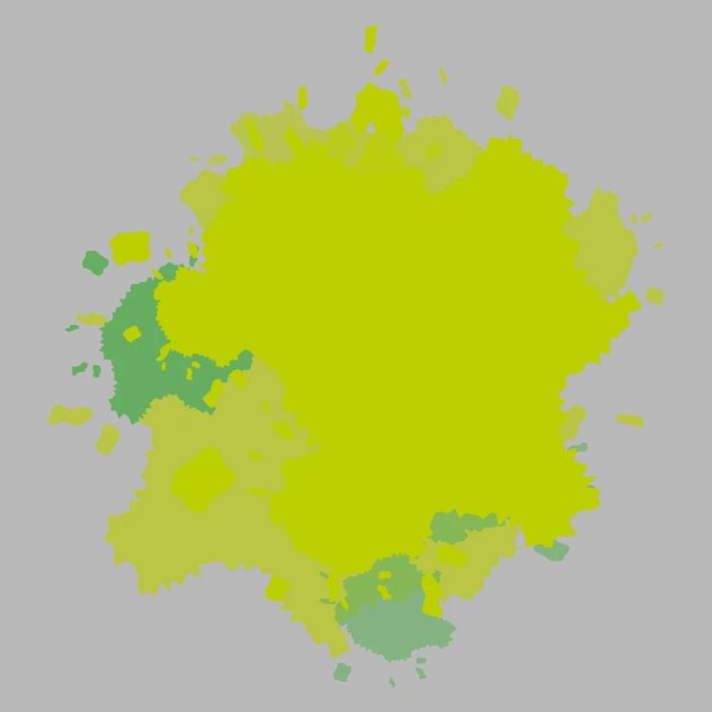 Éclaboussures de vert